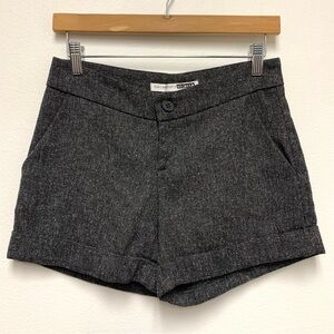 Vintage Necessary Objects Low Rise Tweed Shorts Size XS Cuffed Dressy Y2K 2000s